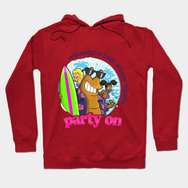 Party Worm Hoodie by Pryma Design